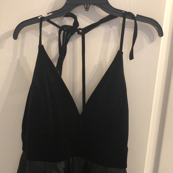 Speechless Black Babydoll Mini Dress - Picture 2 of 5